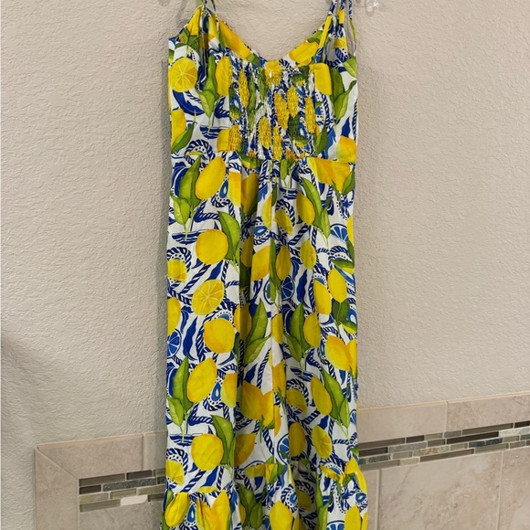 Kenny flowers Amalfi NWT-lemon print resort dress with elastic back - Picture 10 of 13